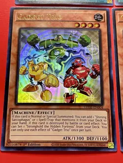 3x Gadget Trio + 3x Ties That Bind | Ultra Rares | 1st Edition | NM | YuGiOh! - Image 3