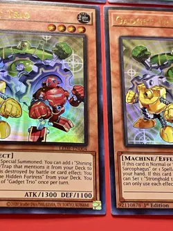 3x Gadget Trio + 3x Ties That Bind | Ultra Rares | 1st Edition | NM | YuGiOh! - Image 4