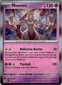 Pokemon TCG Pokemon Mewtwo Mewtwo Rare Holo - Image 1