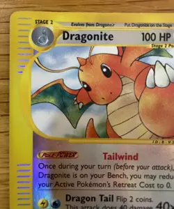 Dragonite 43/165 Expedition Base Reverse Holo Rare Moderately Played WOTC 2002 - Image 3
