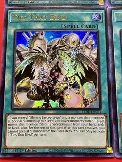 3x Ties That Bind + Turn Silence | 1st Editions | NM | Yu-Gi-Oh! - Image 3