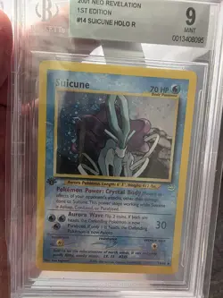 Pokemon Neo Suicune Holo 14/64 1st Edition 2001 BGS 9 Mint WOTC Vintage - Image 5