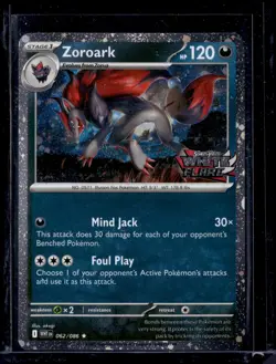 Zoroark - 062/086 / Rare S&V: White Flare STAMPED 2025 (NM) / Pokemon TCG - Image 1
