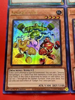 3x Gadget Trio + Turn Silence | 1st Editions | NM | Yu-Gi-Oh! - Image 3