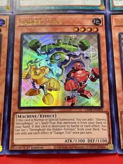3x Gadget Trio + Turn Silence | 1st Editions | NM | Yu-Gi-Oh! - Image 5