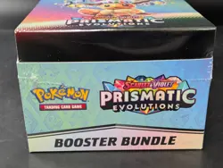 Pokemon SV8.5 Prismatic Evolutions Sealed Booster Bundle Display Case NEW - Image 5