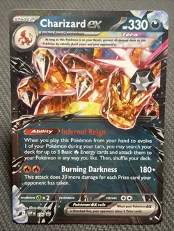 Charizard ex 196 Scarlet & Violet Black Star Promo Pokemon TCG NM - Image 1