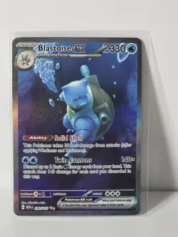 Pokemon TCG Blastoise EX Scarlet & Violet 151 Near Mint Condition - Image 1