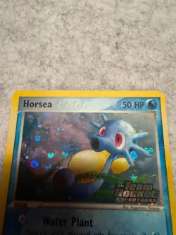 Pokemon Team Rocket Returns Horsea Stamped Reverse Holo 58/109 - Image 2