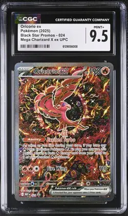Oricorio EX *CGC 9.5* Full Art *Phantasmal Flames UPC Promo* #24 * Pokemon - Image 1