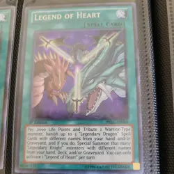 LEGEND OF HEART DRLG-EN006 1st EDITION SECRET RARE YUGIOH TCG NM - Image 1
