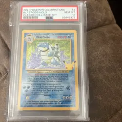 2021 Pokemon Celebrations BLASTOISE-HOLO Classic Collection #2 GEM MT PSA 10 - Image 1