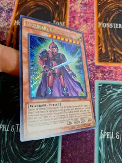 Yu-Gi-Oh! Legendary Knight Hermos DRL2-EN008 Secret Rare 1st Edition Near Mint - Image 2