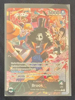 OP15-022 Brook Alt Art Leader Adventure on Kami’s Island One Piece TCG English - Image 3