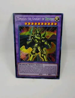 YU-GI-OH! Timaeus the Knight of Destiny. DRL2-EN001. 1st Edition Secret Rare - Image 1