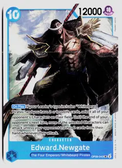 Edward.Newgate OP08-043 Foil SR One Piece NM - Image 1