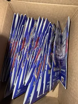 Lot of 20 One Piece OP-14 THE AZURE SEA’S SEVEN Sleeved Booster Packs In Hand - Image 1