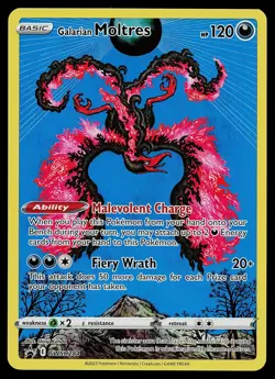 Pokemon Card - Galarian Moltres Sword & Shield Promo SWSH284 Holo - Image 1