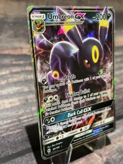 Umbreon GX 80/149 Ultra Rare Sun & Moon Base Set Pokemon Card - Image 2