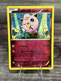 Pokemon TCG Jigglypuff Card 87/146 Reverse Holo XY Base Set - Image 1
