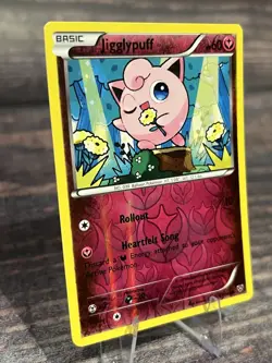 Pokemon TCG Jigglypuff Card 87/146 Reverse Holo XY Base Set - Image 2