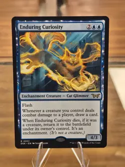 MTG Magic Enduring Curiosity Duskmourn: House of Horror 0051 NM Free Shipping! - Image 1