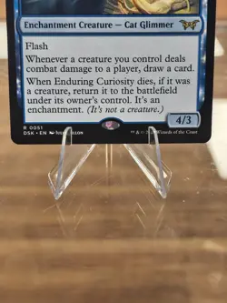 MTG Magic Enduring Curiosity Duskmourn: House of Horror 0051 NM Free Shipping! - Image 3