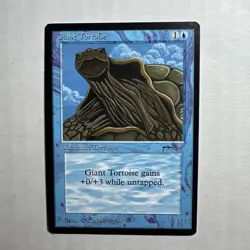MTG Arabian Nights Giant Tortoise light variant very light play 1993 - Image 1