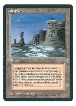 Magic MTG Plateau FBB Foreign Black Border italian dual land www_MoxBeta_com #2 - Image 1