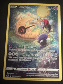 Lunatone GG11/GG70 Pokemon Card Crown Zenith Galarian Gallery Ultra Rare NM/M - Image 1