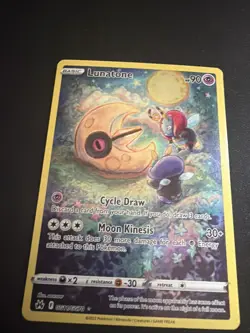 Lunatone GG11/GG70 Pokemon Card Crown Zenith Galarian Gallery Ultra Rare NM/M - Image 2