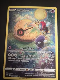 Lunatone GG11/GG70 Pokemon Card Crown Zenith Galarian Gallery Ultra Rare NM/M - Image 3
