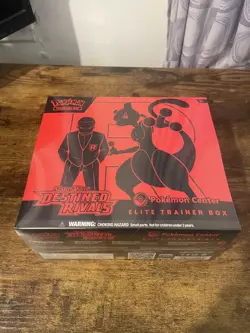 Destined Rivals Pokemon Center ETB Pokemon TCG Scarlet & Violet Sealed - Image 1