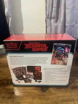 Destined Rivals Pokemon Center ETB Pokemon TCG Scarlet & Violet Sealed - Image 3