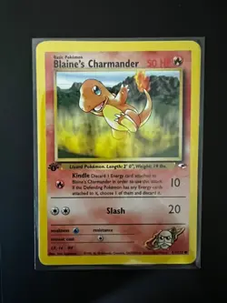 Pokemon Blaine's Charmander Gym Heroes 1st Edition 61 - Image 1