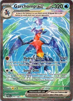 Pokemon TCG Garchomp ex SIR (245/267) Paradox Rift NM (SKU 1-4) - Image 1