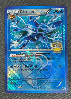 Pokemon Glaceon - 23/116 City Championships Promo Cross Hatched Holo -- NM - Image 2