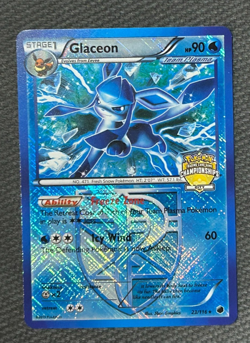Pokemon Glaceon - 23/116 City Championships Promo Cross Hatched Holo -- NM - Image 3