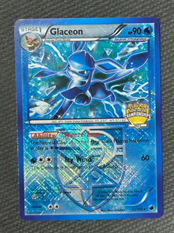 Pokemon Glaceon - 23/116 City Championships Promo Cross Hatched Holo -- NM - Image 4