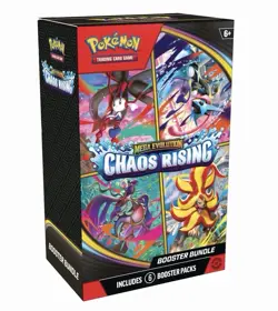 Pokemon TCG: Mega Evolution Chaos Rising Booster Bundle 6 Packs Presale - Image 1