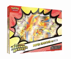 Pokemon TCG - Mega Evolution Ascended Heroes Mega Emboar EX Box - PRE-SALE - Image 1
