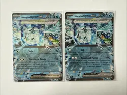 Wellspring Mask Ogerpon Ex 27/131 Prismatic Evolutions Pokemon X2 - Image 1