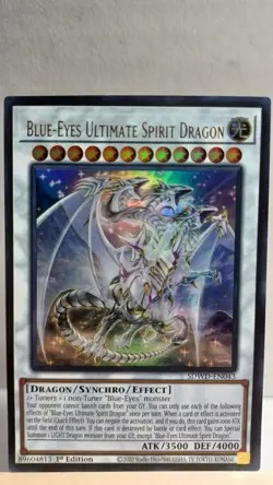 Blue-Eyes Ultimate Spirit Dragon 1st Edition [NM] - Yu-Gi-Oh! SDWD [Ultra Rare] - Image 1