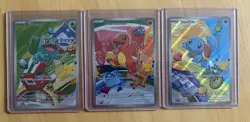 Bulbasaur Charmander Squirtle Pokemon First Partner Illustration Kanto Series 1 - Image 3