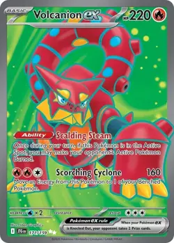 Volcanion ex 171/159 - Pokemon TCG Journey Together Ultra Rare NM - Image 1