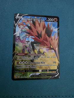 Galarian Zapdos V TG19/TG30 Pokemon TCG SWSH Astral Radiance Trainer Gallery - Image 2