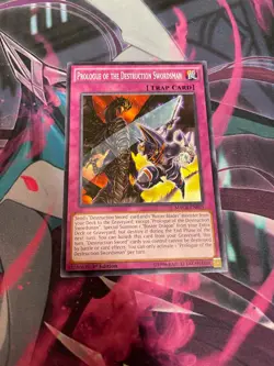 YUGIOH - PROLOGUE OF THE DESTRUCTION SWORDSMAN - MACR - 1ST ED - NM - COMMON - Image 1