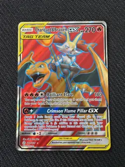 Pokemon Card - Charizard & Braixen GX Tag Team - Cosmic Eclipse - 212/236 - Image 1