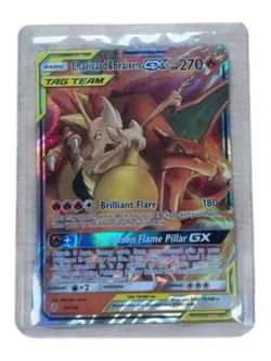 Charizard & Braixen GX Tag Team 22/236 Cosmic Eclipse Pokemon Card JO - 506417 - Image 1