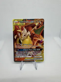 Pokemon TCG Charizard and Braixen GX Card 22/236 Cosmic Eclipse Ultra Rare - Image 1